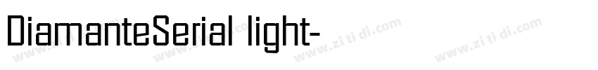 DiamanteSerial light字体转换 DiamanteSerial light字体转换